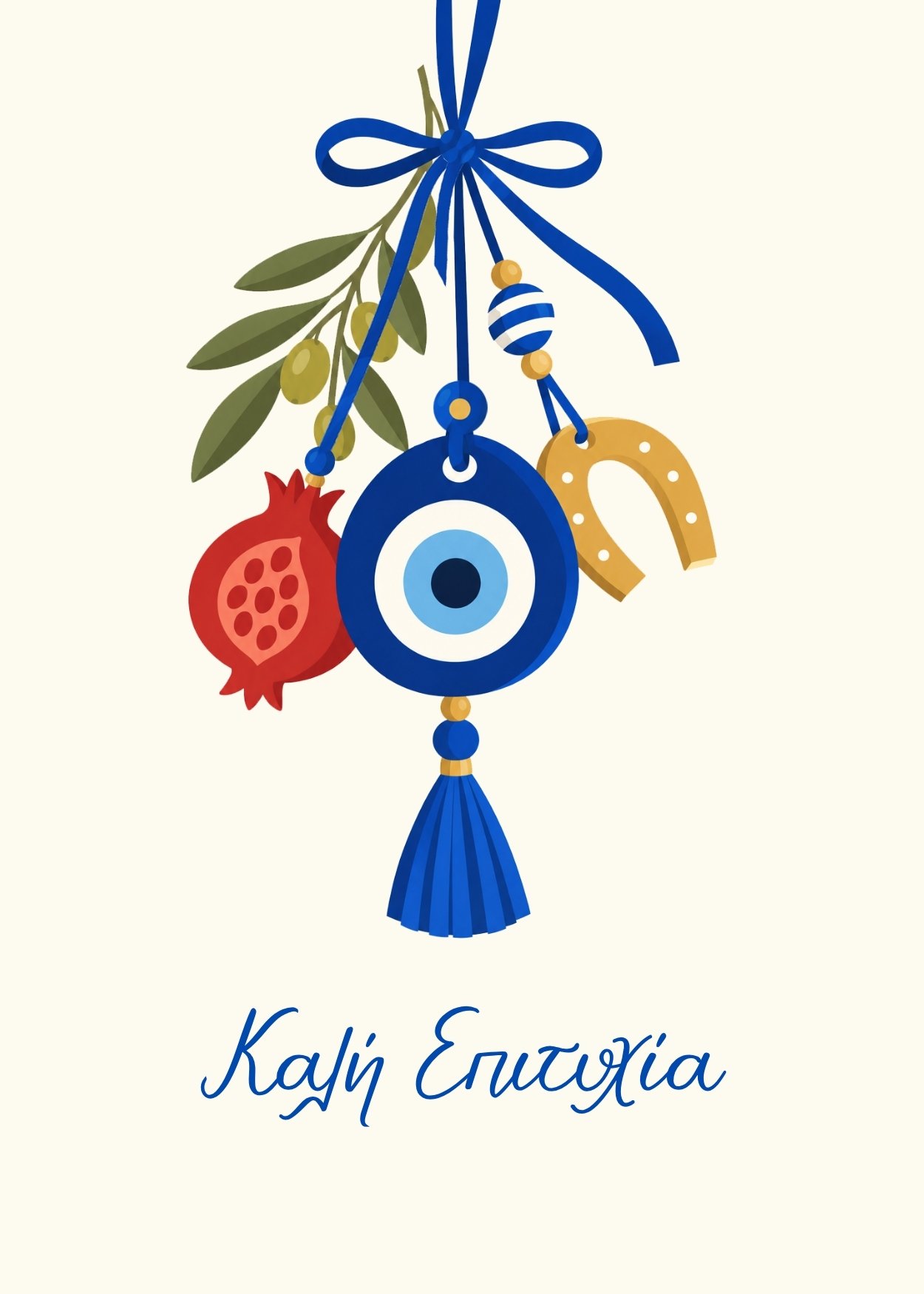 Blessings card – good luck charms